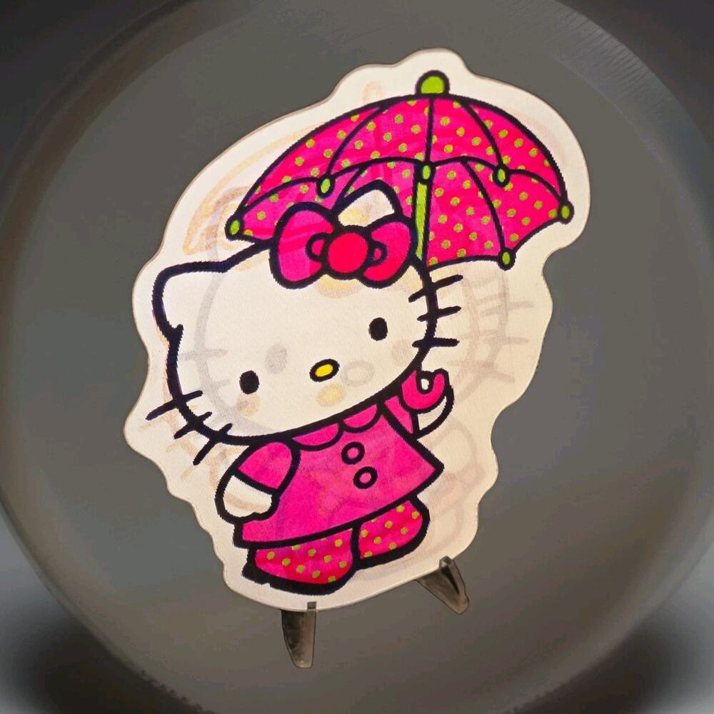 Hello Kitty Cute 3D Motion Lenticular Car Laptop Decal Sticker Peeker